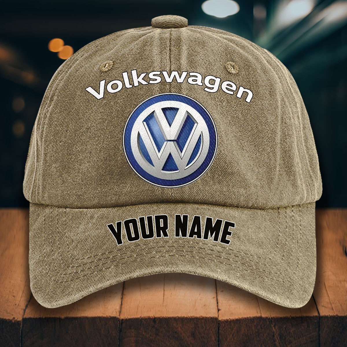 Volkswagen Gewaschene Denim-Kappe – Bild 5