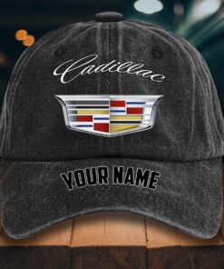 Cadillac Gewaschene Denim-Kappe