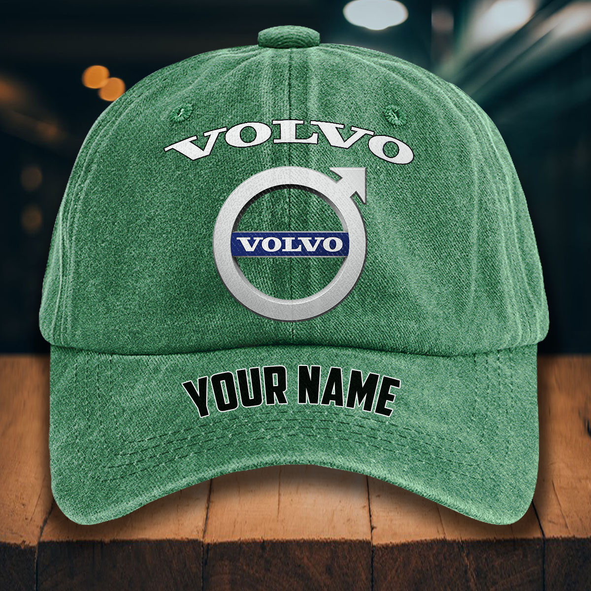 Volvo Gewaschene Denim-Kappe – Bild 3