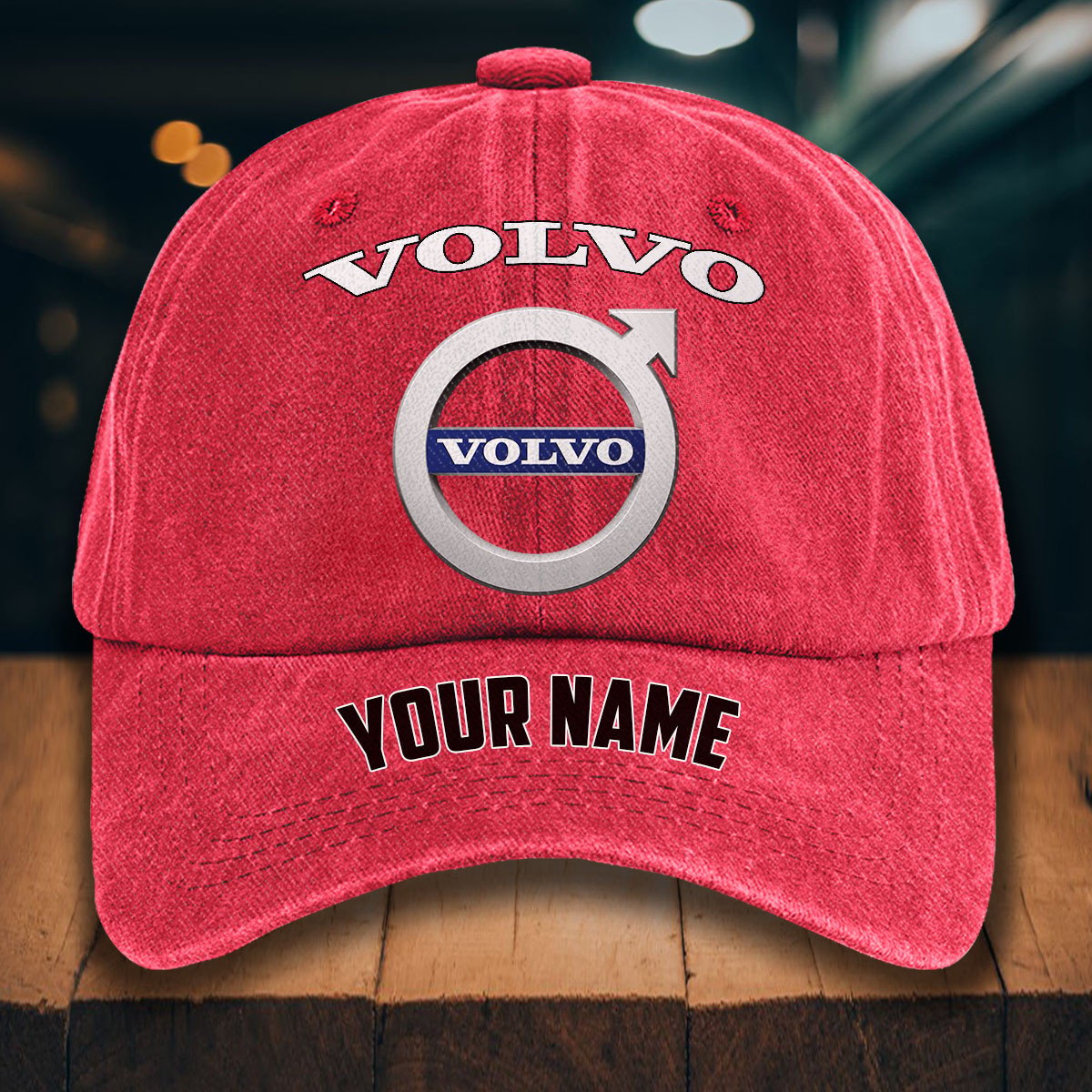 Volvo Gewaschene Denim-Kappe – Bild 12