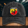 Abarth Gewaschene Denim-Kappe