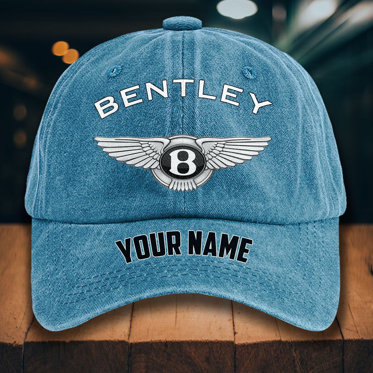 Bentley Gewaschene Denim-Kappe – Bild 2