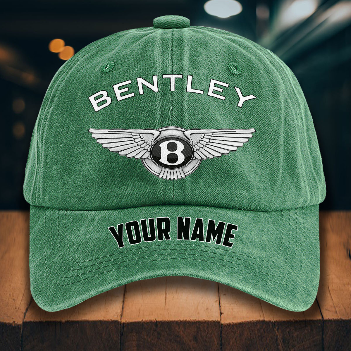 Bentley Gewaschene Denim-Kappe – Bild 3