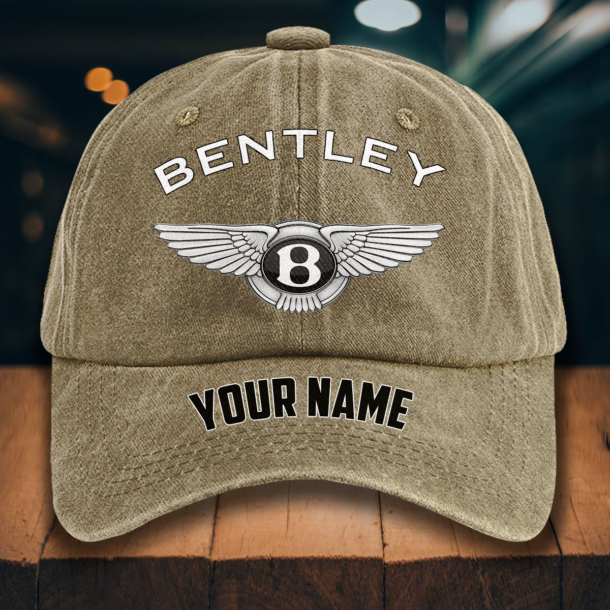 Bentley Gewaschene Denim-Kappe – Bild 5