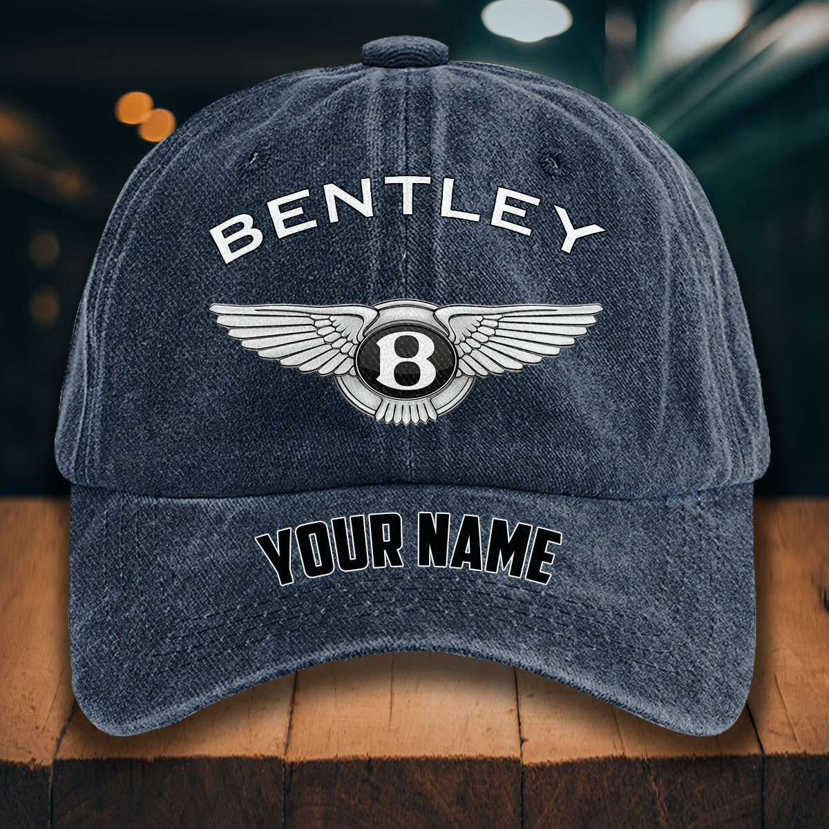 Bentley Gewaschene Denim-Kappe – Bild 7
