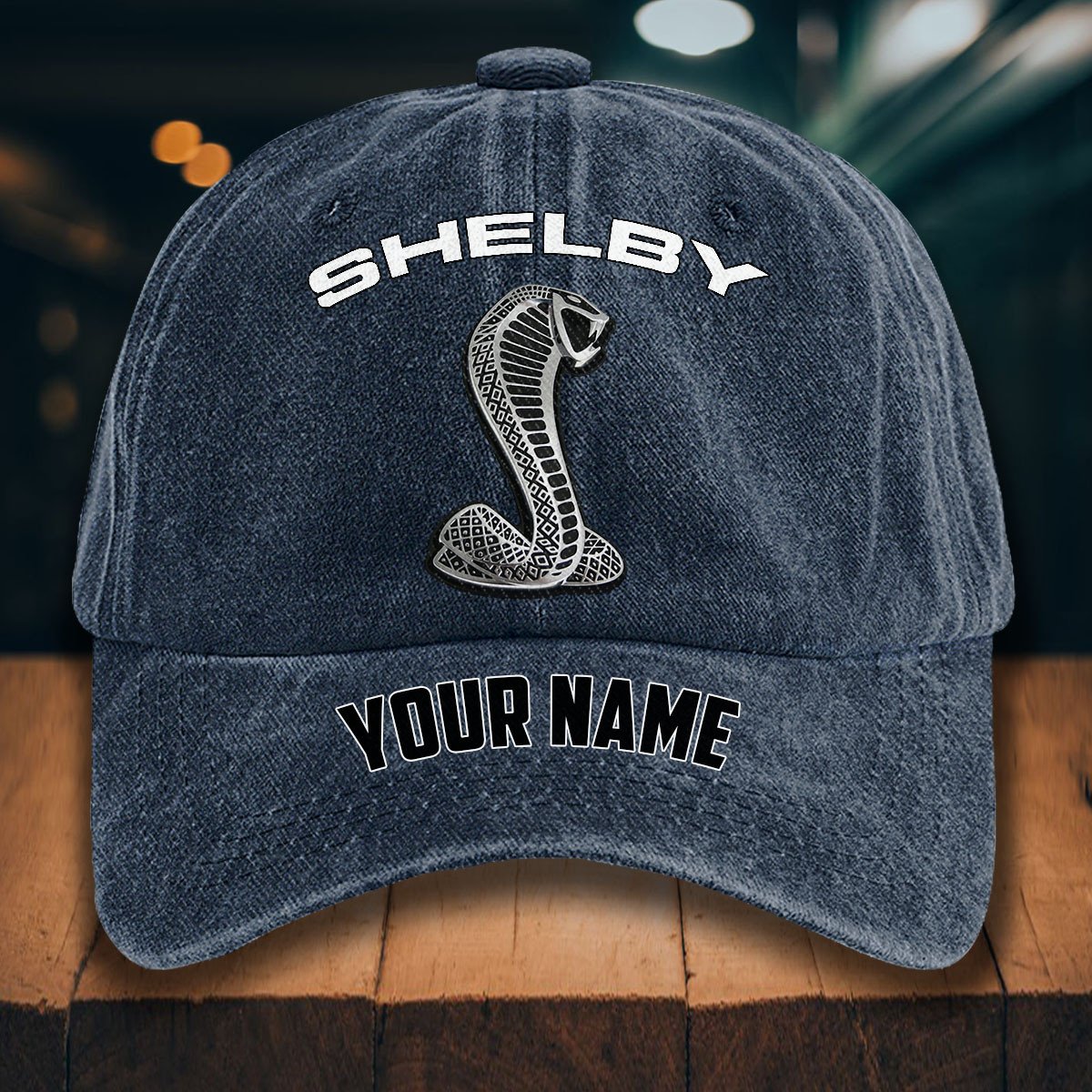 Ford Shelby Gewaschene Denim-Kappe – Bild 7