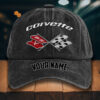 Corvette C3 Gewaschene Denim-Kappe