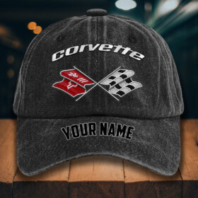 Corvette C3 Gewaschene Denim-Kappe