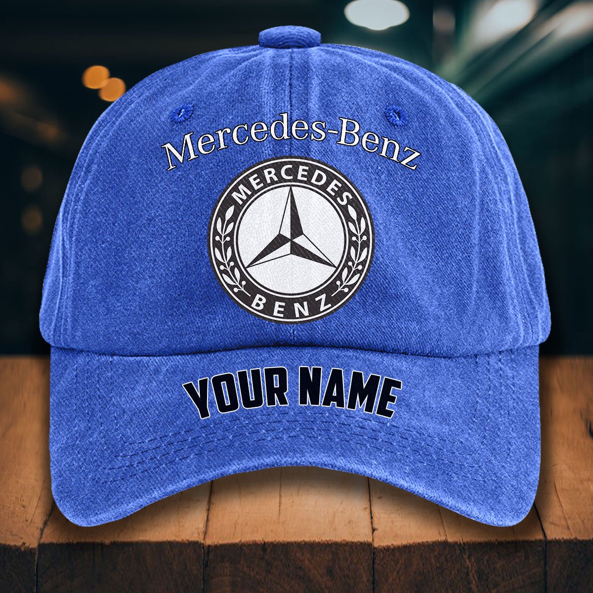 Mercedes-Benz Gewaschene Denim-Kappe – Bild 13