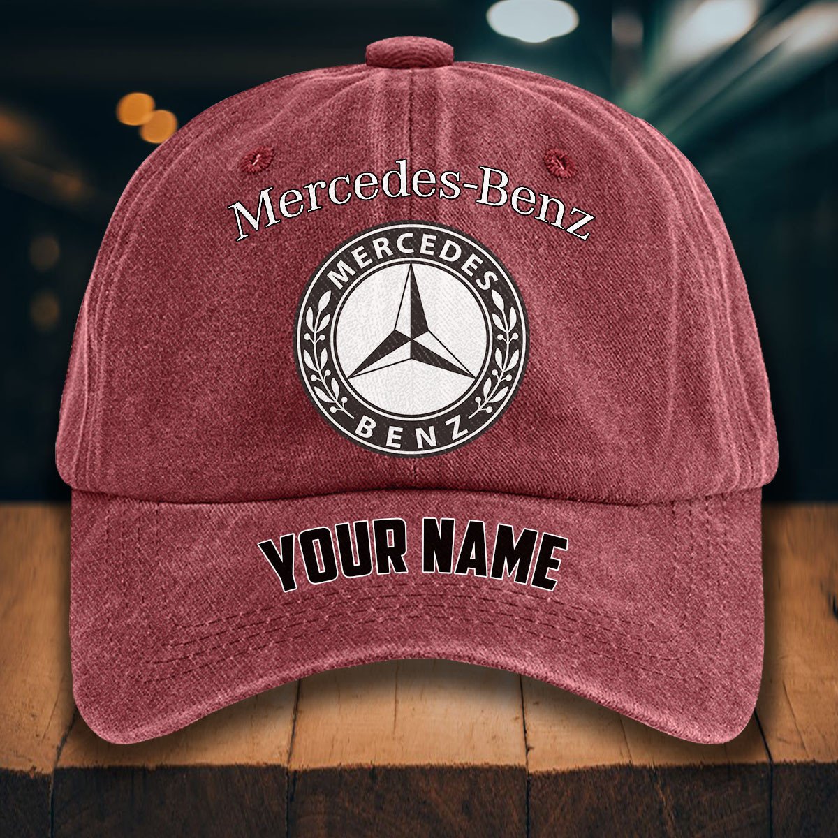 Mercedes-Benz Gewaschene Denim-Kappe – Bild 14