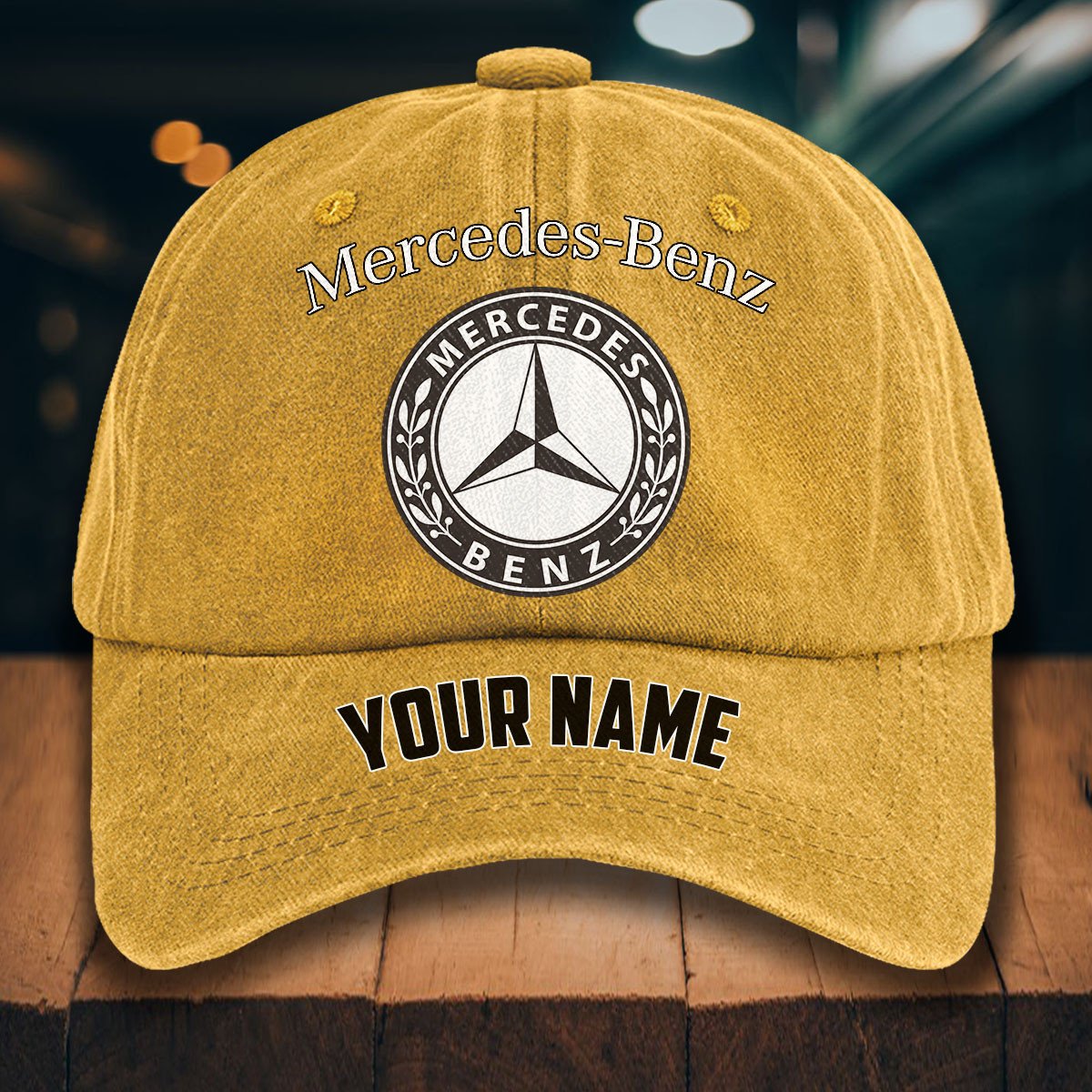 Mercedes-Benz Gewaschene Denim-Kappe – Bild 15