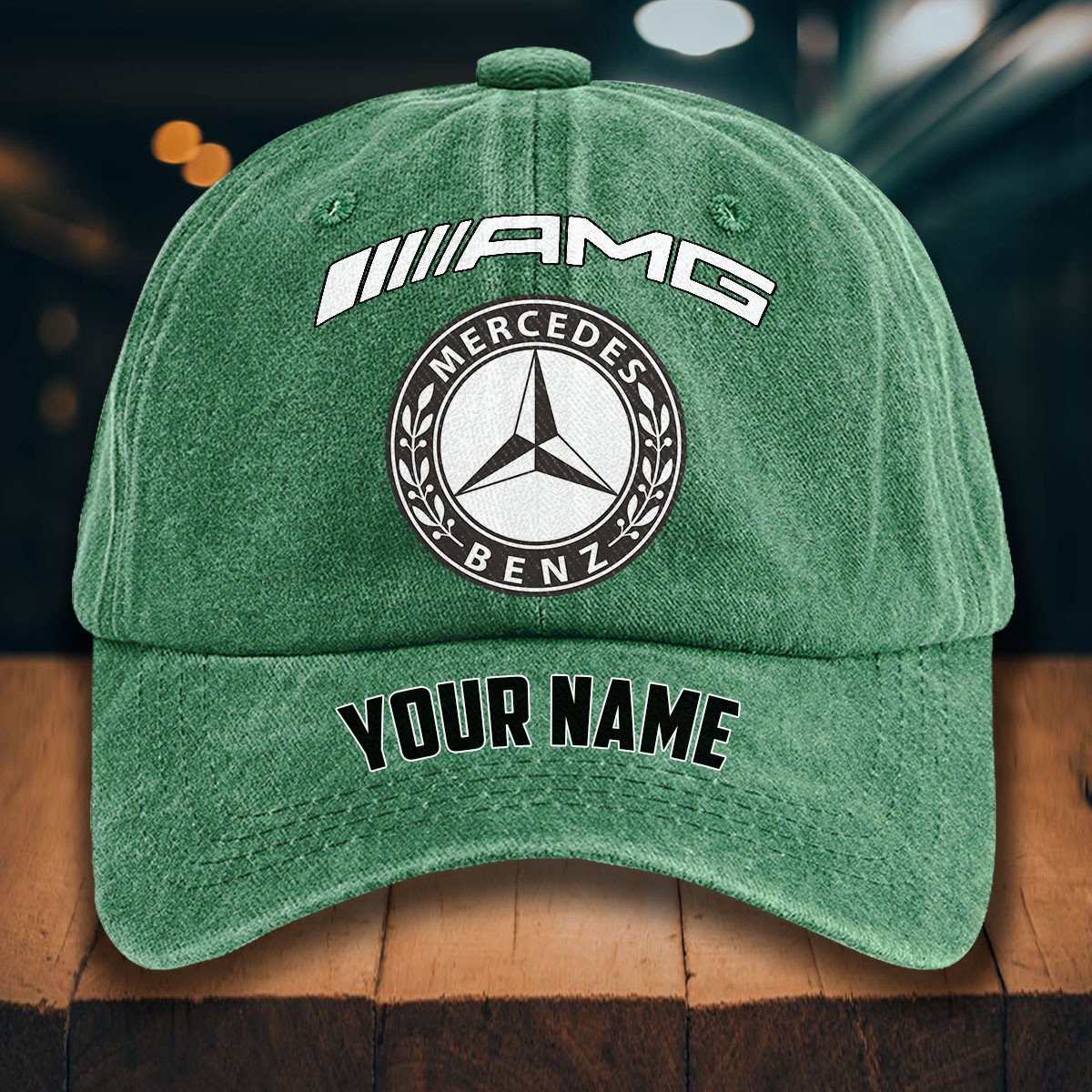 Mercedes-AMG Gewaschene Denim-Kappe – Bild 3