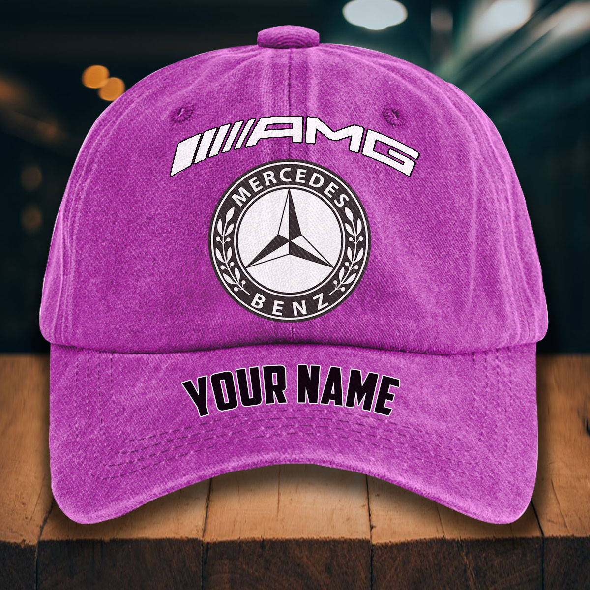 Mercedes-AMG Gewaschene Denim-Kappe – Bild 6
