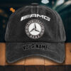 Mercedes-AMG Gewaschene Denim-Kappe