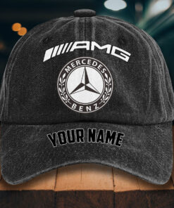 Mercedes-AMG Gewaschene Denim-Kappe