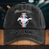 Ford Mustang Gewaschene Denim-Kappe