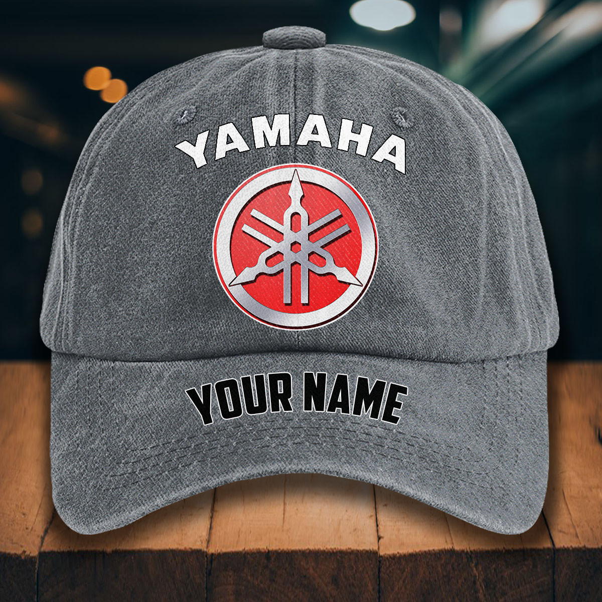 Yamaha Gewaschene Denim-Kappe – Bild 4