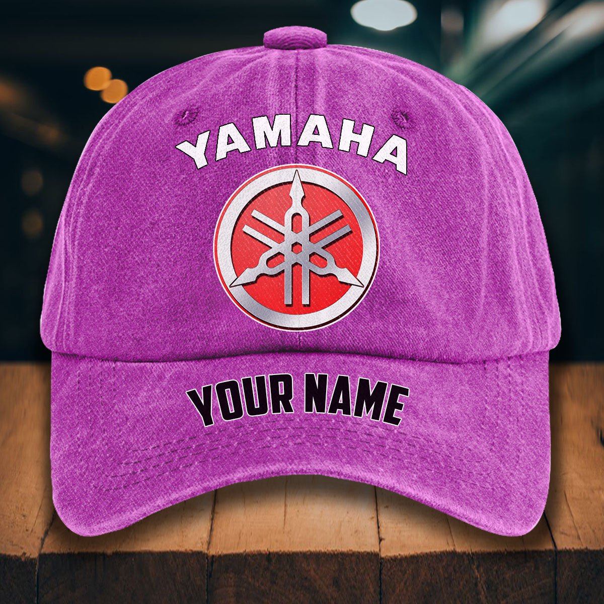 Yamaha Gewaschene Denim-Kappe – Bild 6