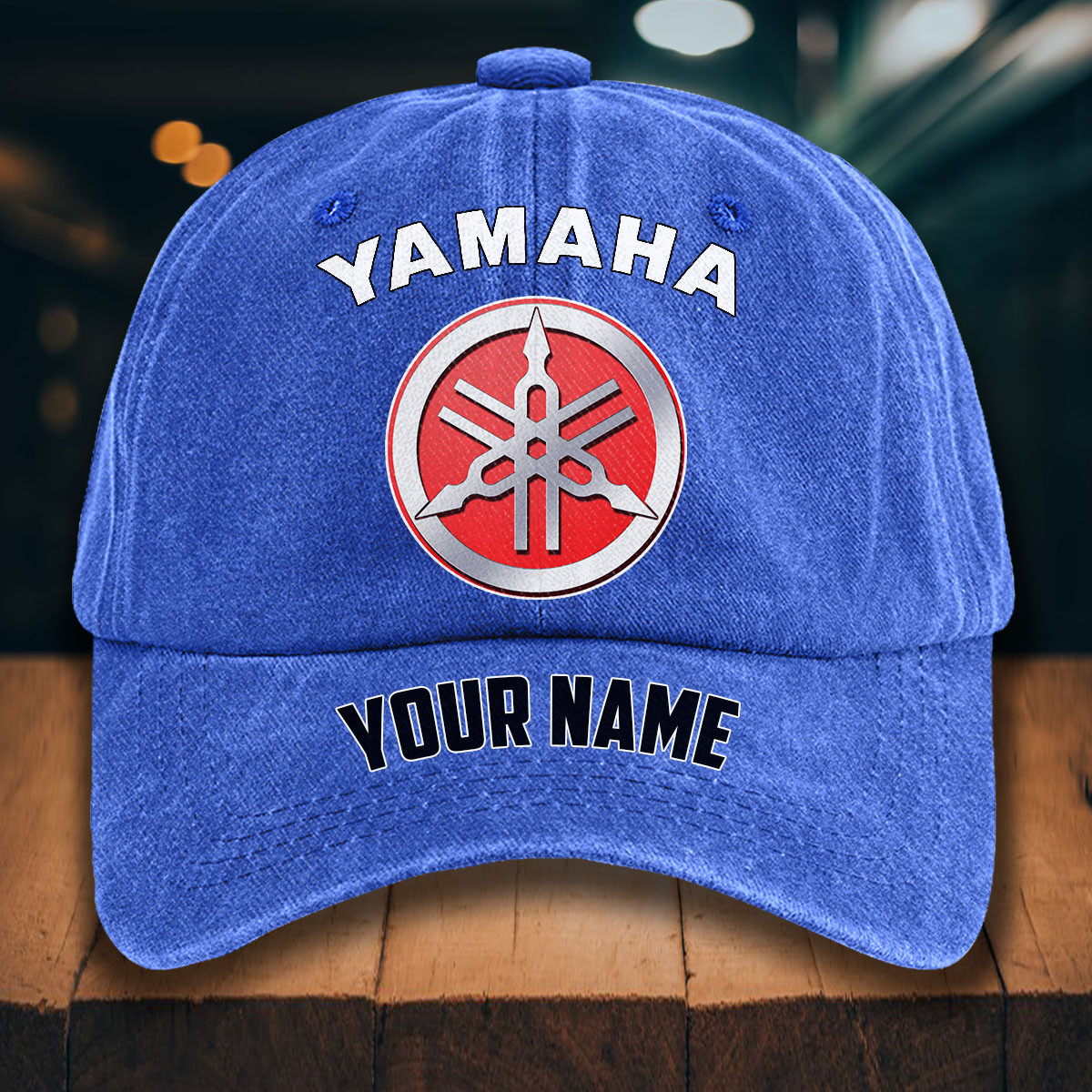 Yamaha Gewaschene Denim-Kappe – Bild 13