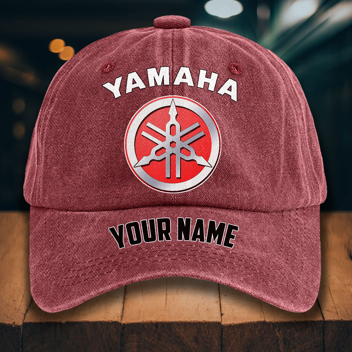 Yamaha Gewaschene Denim-Kappe – Bild 14