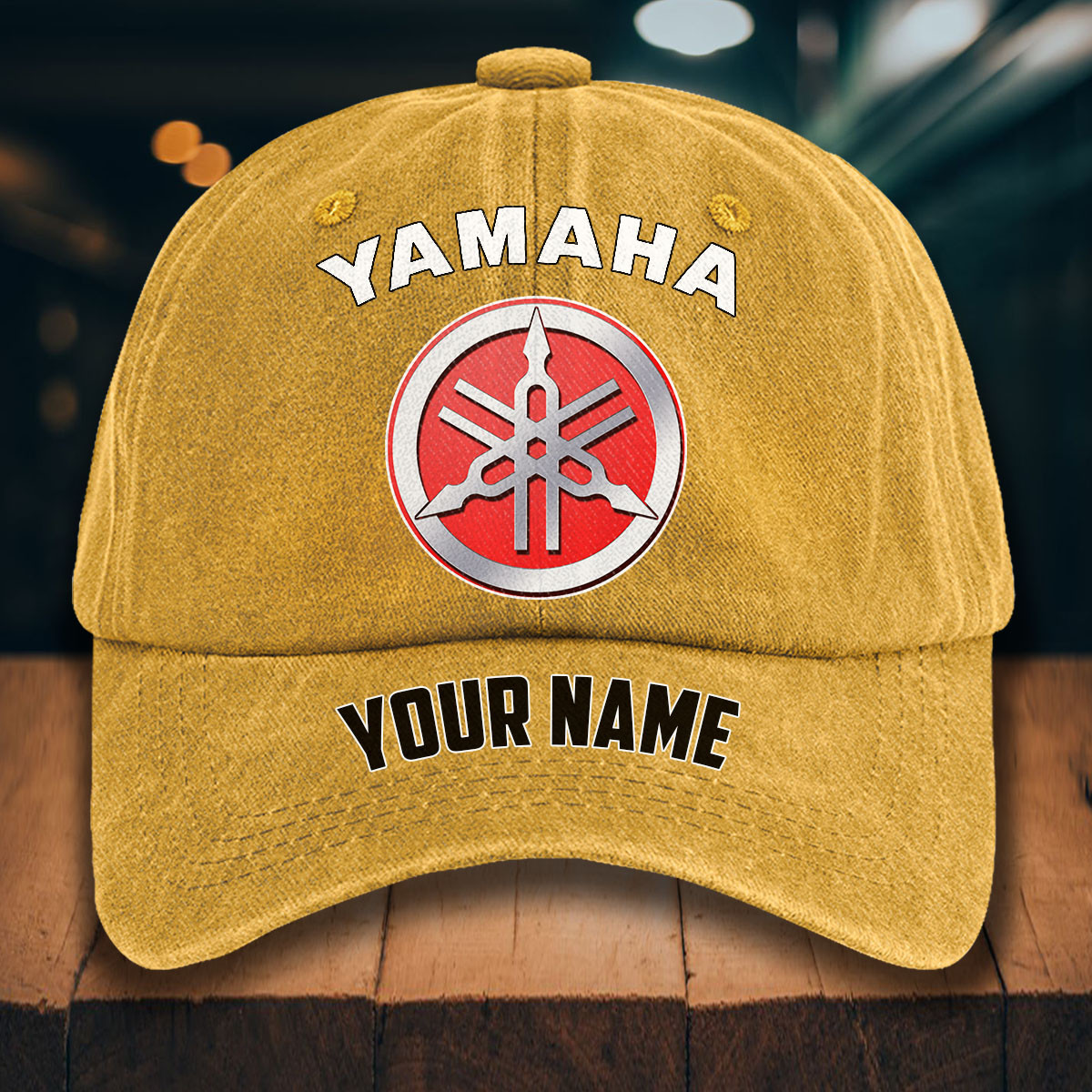 Yamaha Gewaschene Denim-Kappe – Bild 15