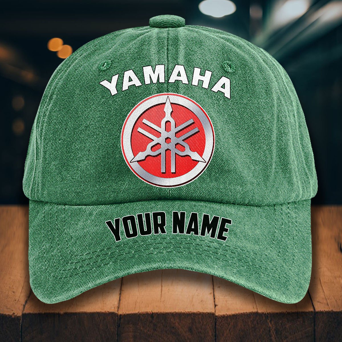Yamaha Gewaschene Denim-Kappe – Bild 3