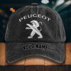 Peugeot Gewaschene Denim-Kappe