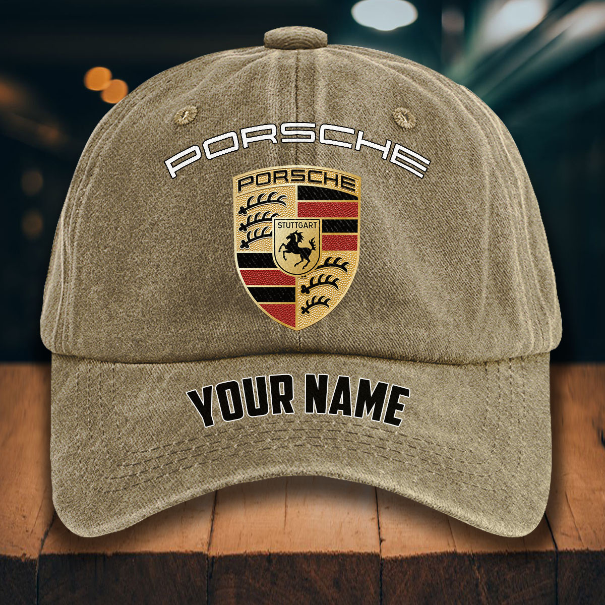 Porsche Gewaschene Denim-Kappe – Bild 5