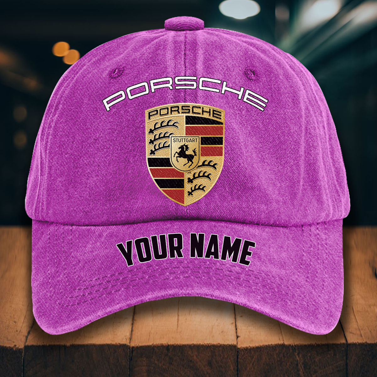 Porsche Gewaschene Denim-Kappe – Bild 6