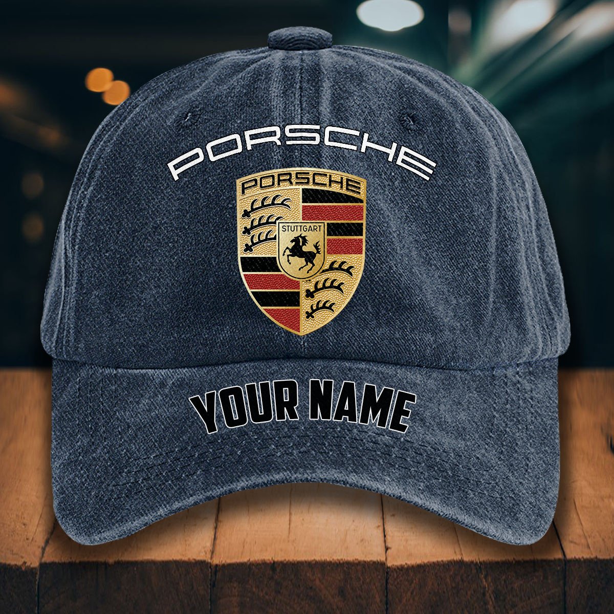 Porsche Gewaschene Denim-Kappe – Bild 7