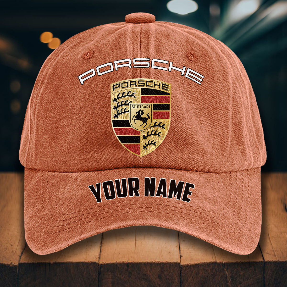 Porsche Gewaschene Denim-Kappe – Bild 8