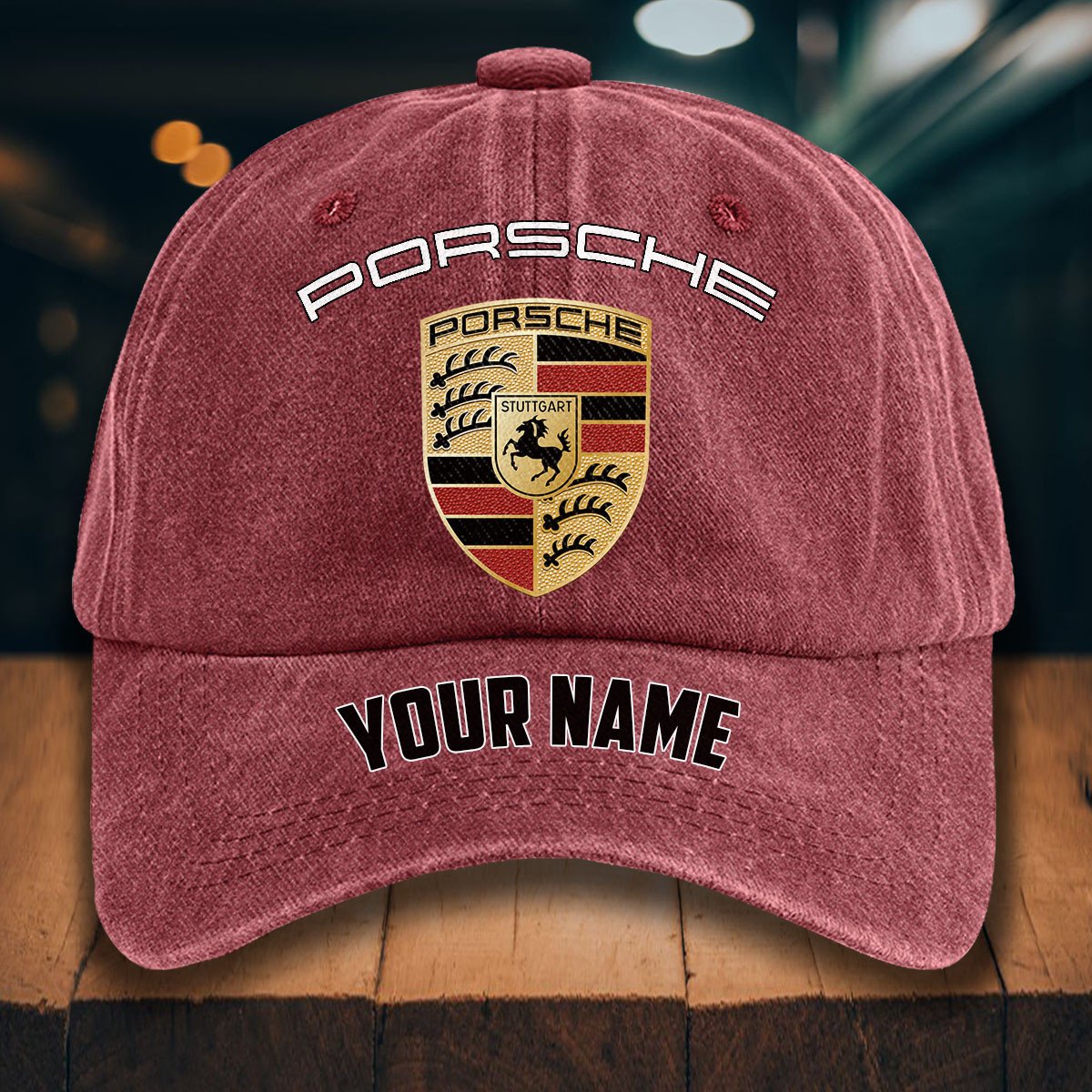Porsche Gewaschene Denim-Kappe – Bild 14