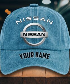 Alternative view of Nissan Gewaschene Denim-Kappe