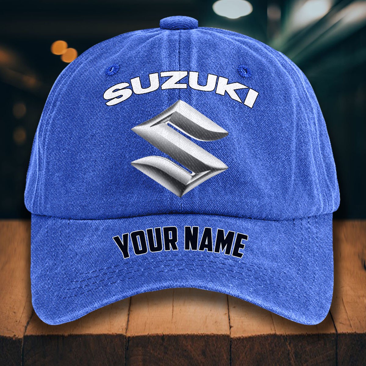 Suzuki Gewaschene Denim-Kappe – Bild 13