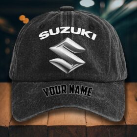 Suzuki Gewaschene Denim-Kappe