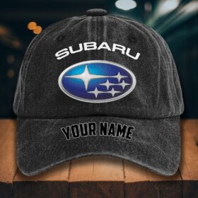 Subaru Gewaschene Denim-Kappe