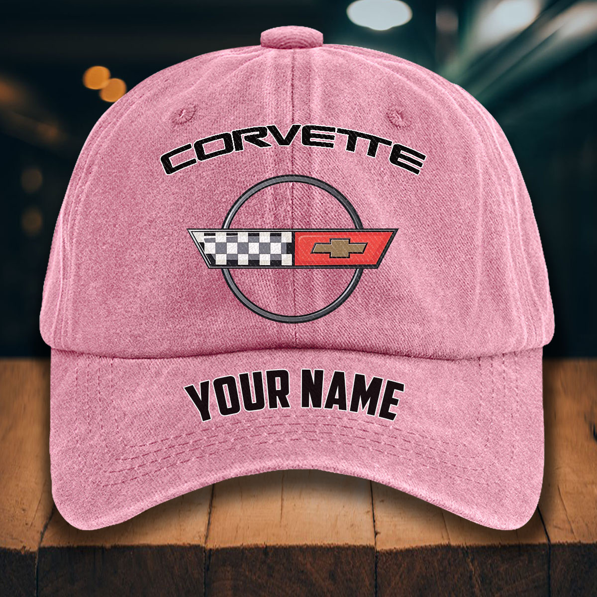 Corvette C4 Gewaschene Denim-Kappe – Bild 9