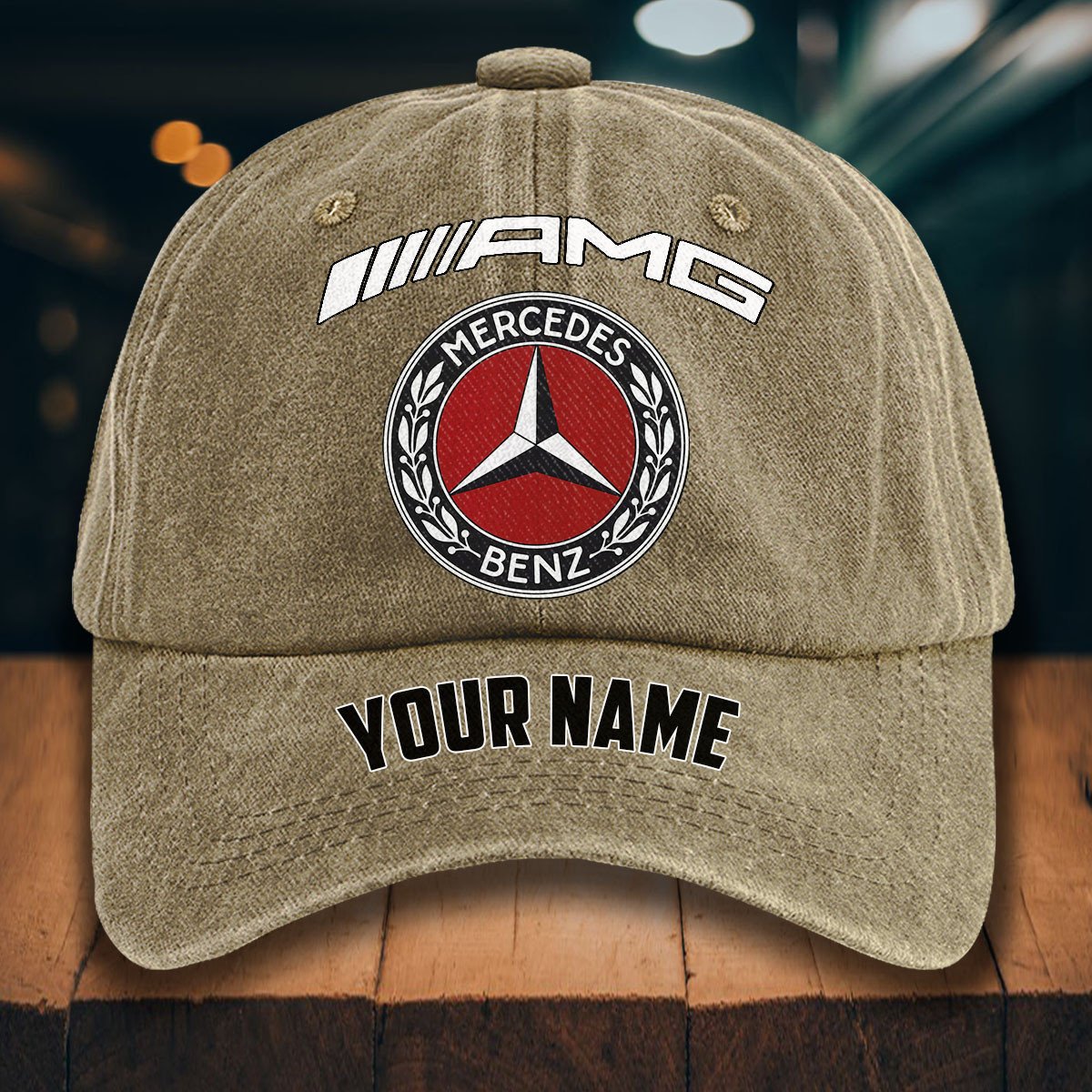 Mercedes-AMG Gewaschene Denim-Kappe – Bild 5