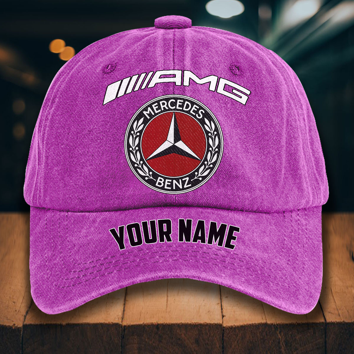 Mercedes-AMG Gewaschene Denim-Kappe – Bild 6