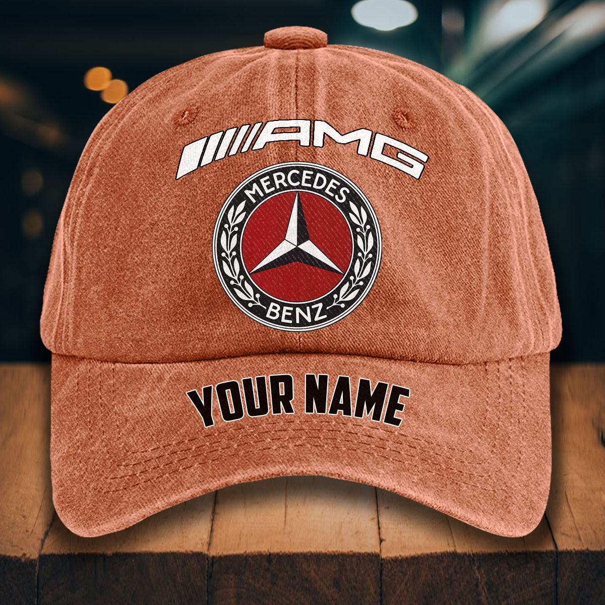 Mercedes-AMG Gewaschene Denim-Kappe – Bild 8