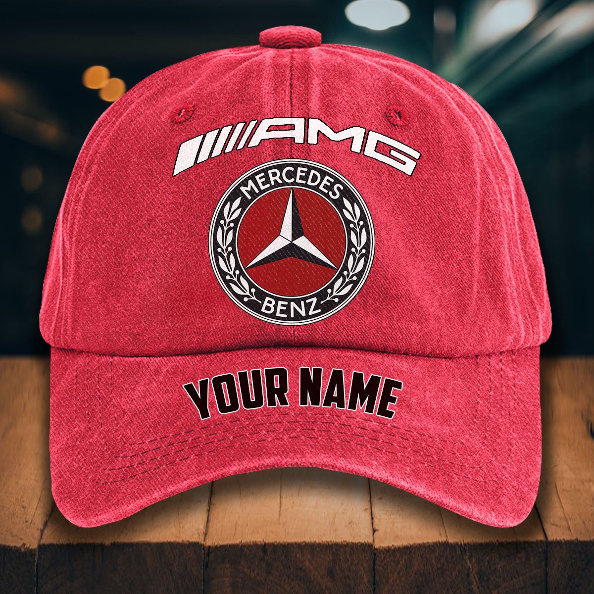 Mercedes-AMG Gewaschene Denim-Kappe – Bild 12