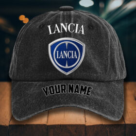 Lancia Gewaschene Denim-Kappe