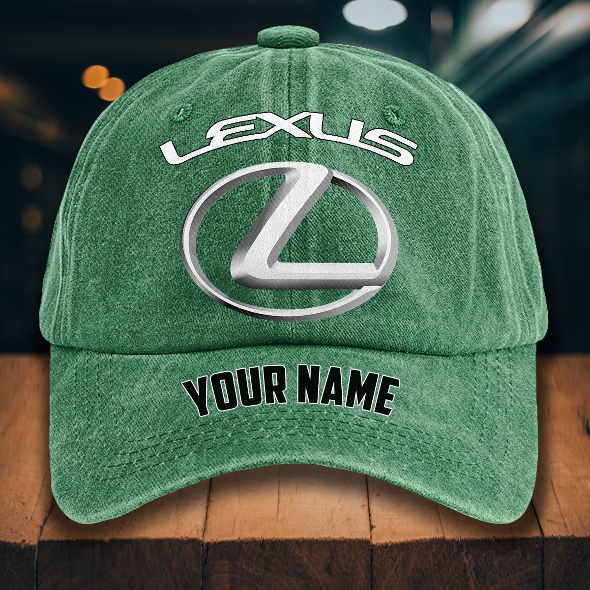 Lexus Gewaschene Denim-Kappe – Bild 3