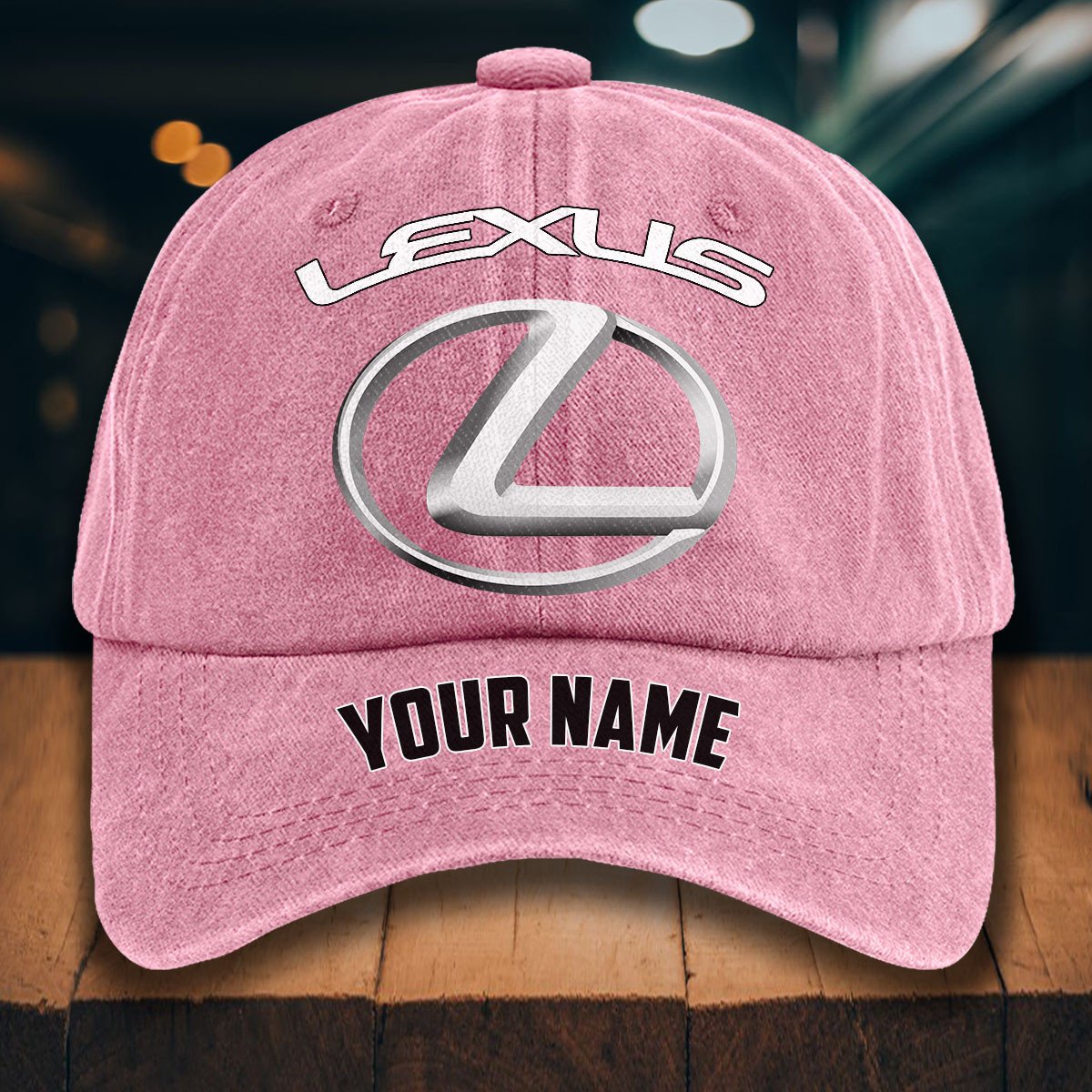 Lexus Gewaschene Denim-Kappe – Bild 9