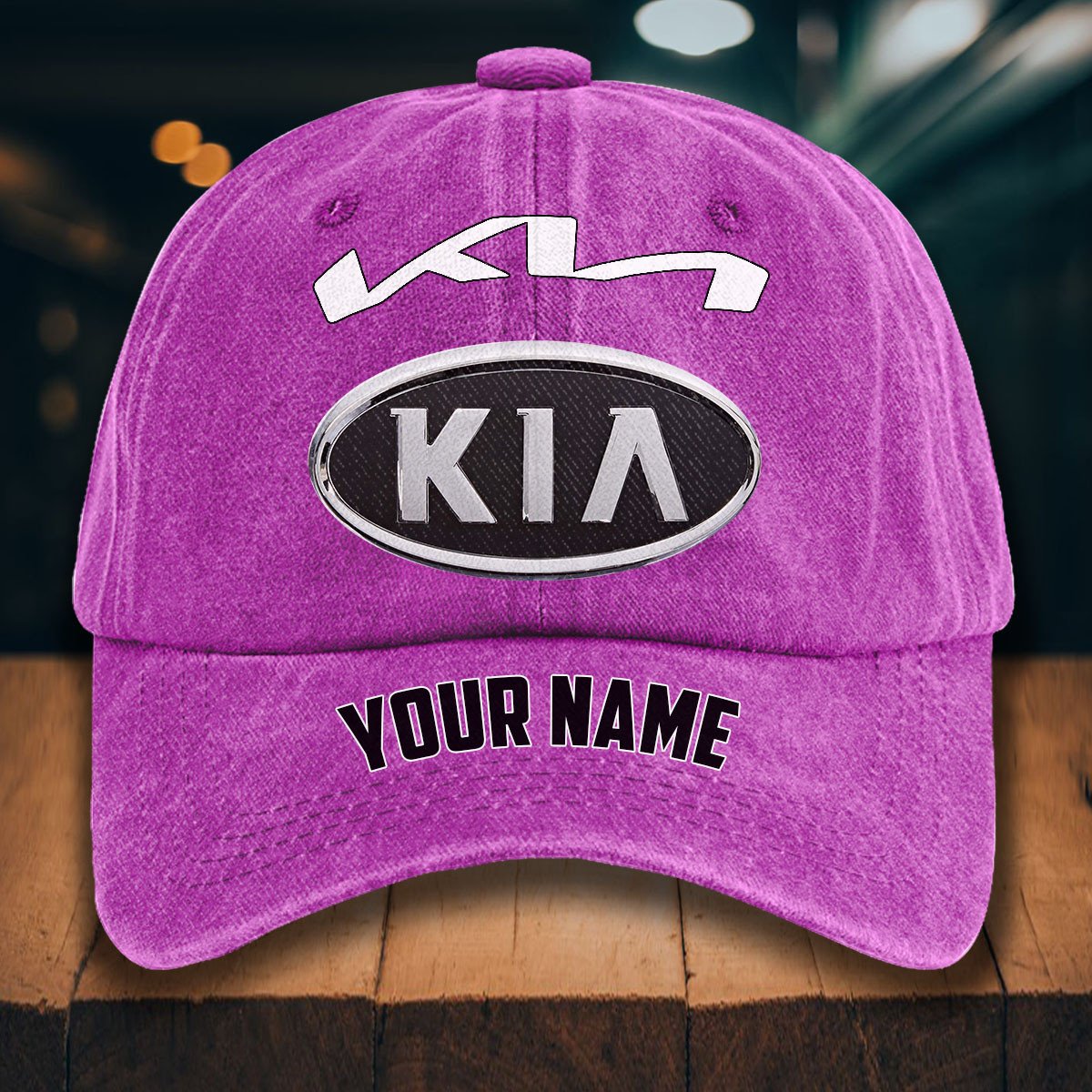 Kia Gewaschene Denim-Kappe – Bild 6