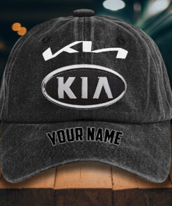 Kia Gewaschene Denim-Kappe
