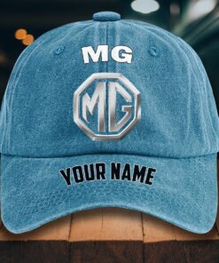 Alternative view of MG Car Gewaschene Denim-Kappe