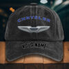 Chrysler Gewaschene Denim-Kappe