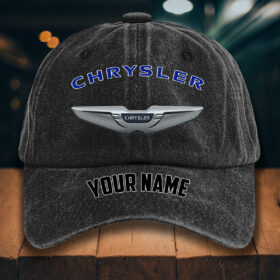 Chrysler Gewaschene Denim-Kappe