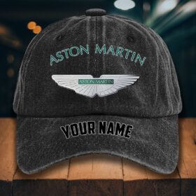 Aston Martin Gewaschene Denim-Kappe